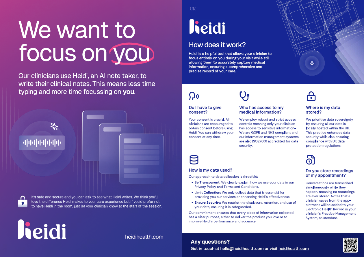 heidi patient information